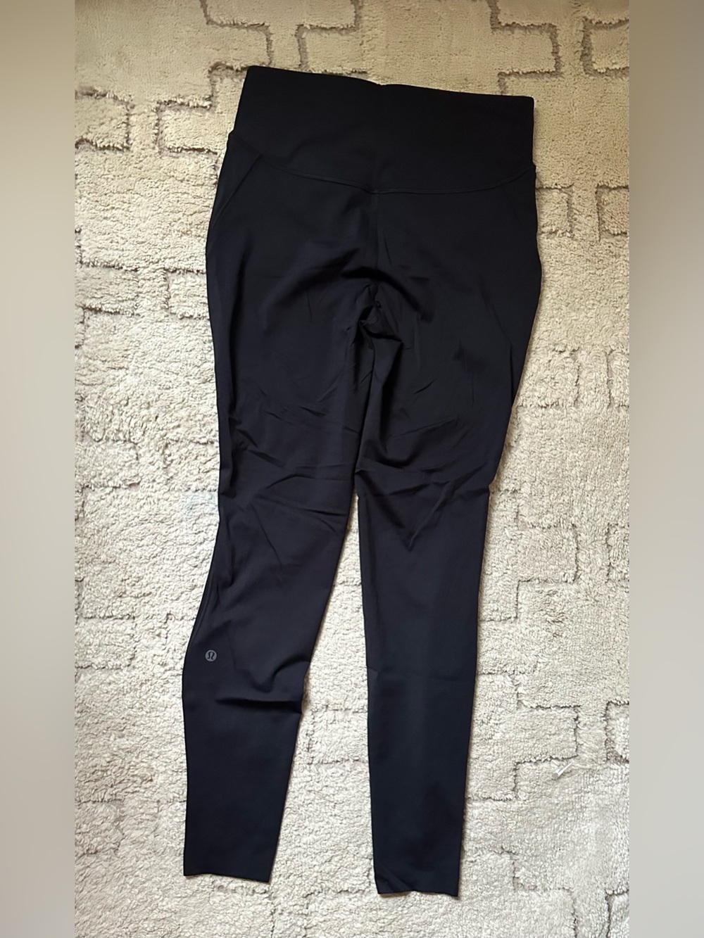 Lululemon Base Pace High Rise Leggings size 10 28” length in Black and True Navy - Picture 3 of 7